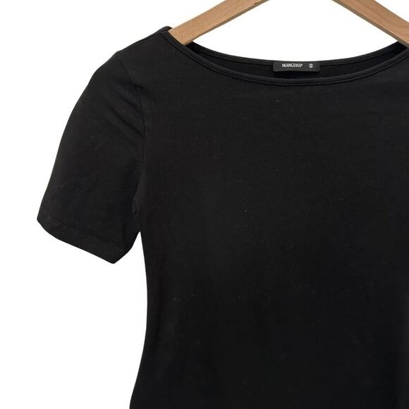 MANGDIUP Basic Sleeveless Bodysuit Black Small - Picture 5 of 11